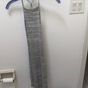 Gray Bodycon Midi Dress